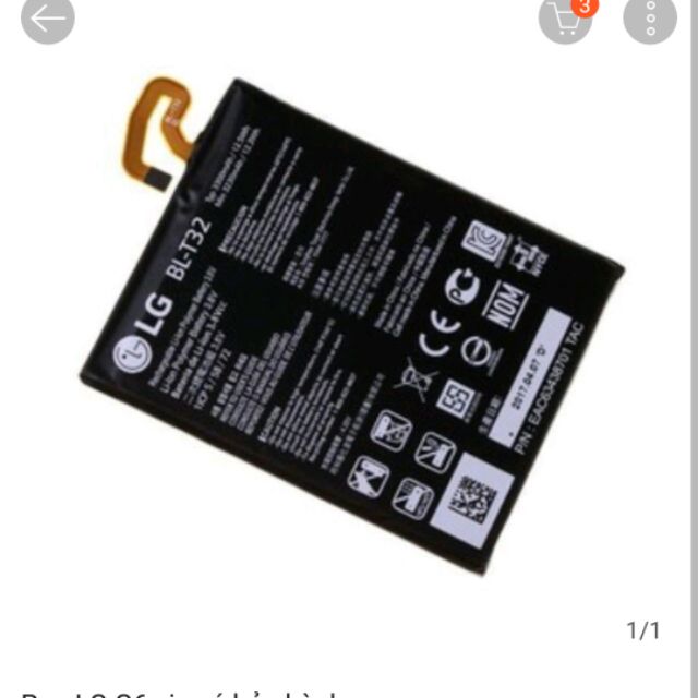Pin LG G6 XỊN có bảo hành