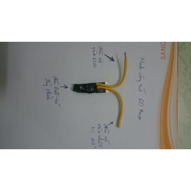 TNS... mạch cản chuyển dòng 220->110v