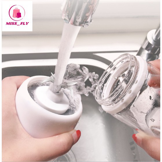 [6 Lưỡi] Máy Xay Sinh Tố Thủy Tinh Cầm Tay Anglecup Kèm Dây Sạc Siêu Tiện Lợi