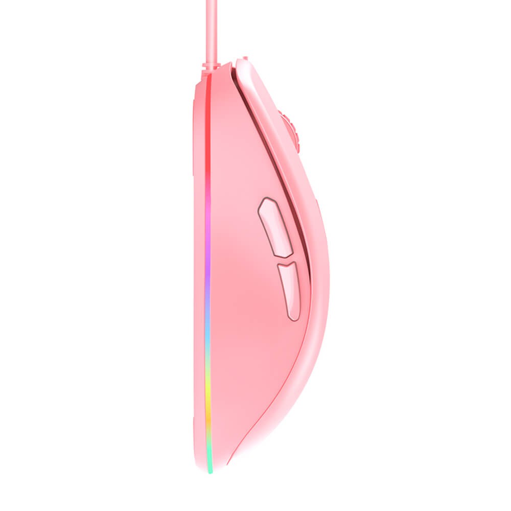 Chuột Gaming DAREU EM908 Pink (LED RGB, BRAVO sensor)