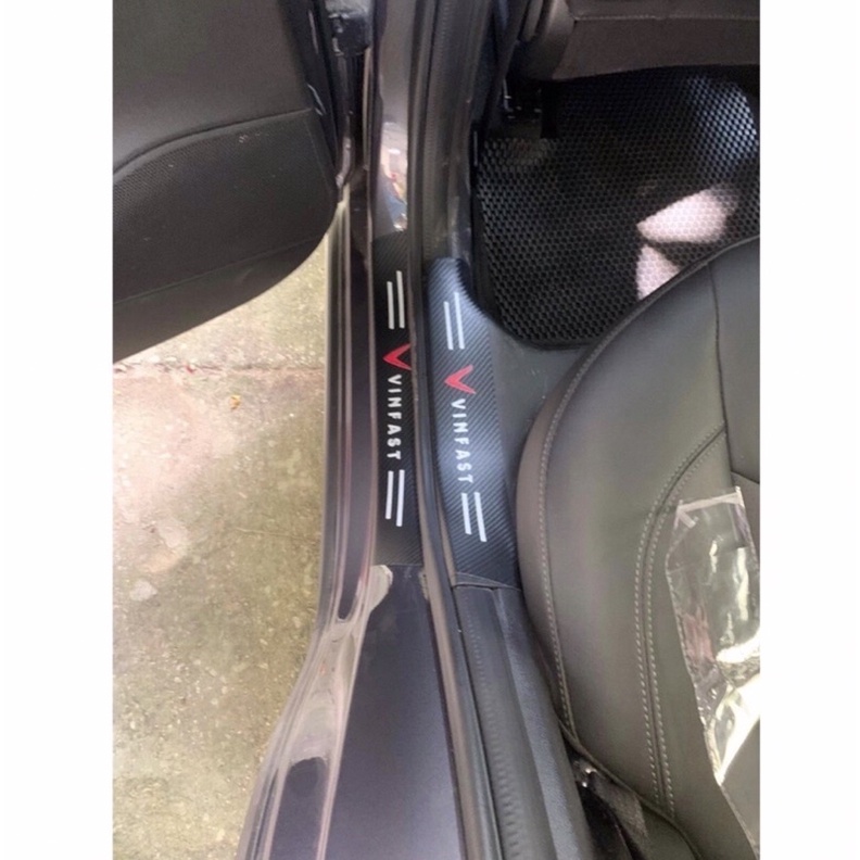 Nẹp Dán Vân Carbon SPORTS Chống Trầy Xước Bảo Vệ Bậc Cửa Ô Tô/ Bảo Vệ Cốp Sau Ô Tô , nẹp chống trầy cửa xe