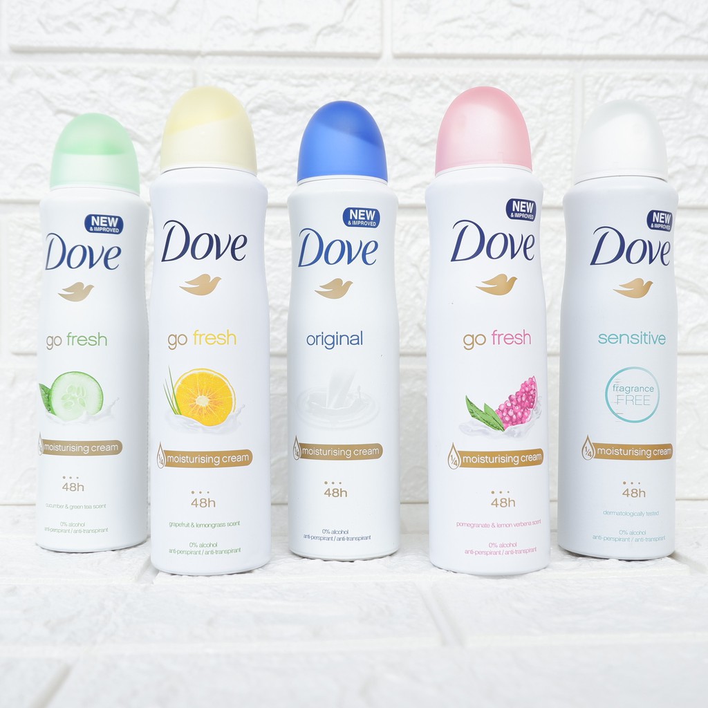 [Mã COS2704 giảm 8% đơn 250K] Xịt khử mùi DOVE lưu giữ hương thơm Xuất xứ Châu Âu Hà Lan 150ML | BigBuy360 - bigbuy360.vn