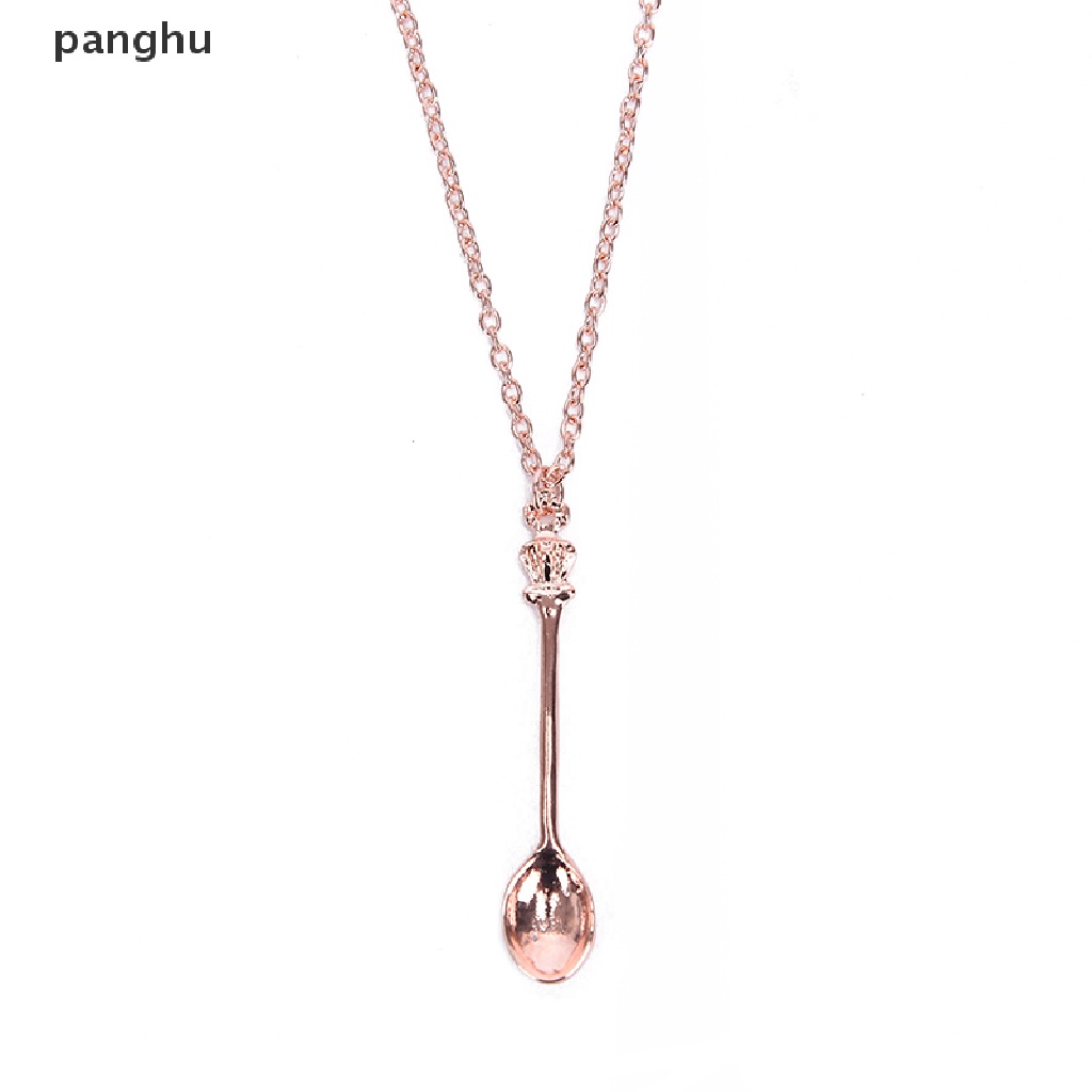 Vòng cổ Hợp Kim Mặt Hình Muỗng Trà Nhỏ Thời Trang Cho Nữ