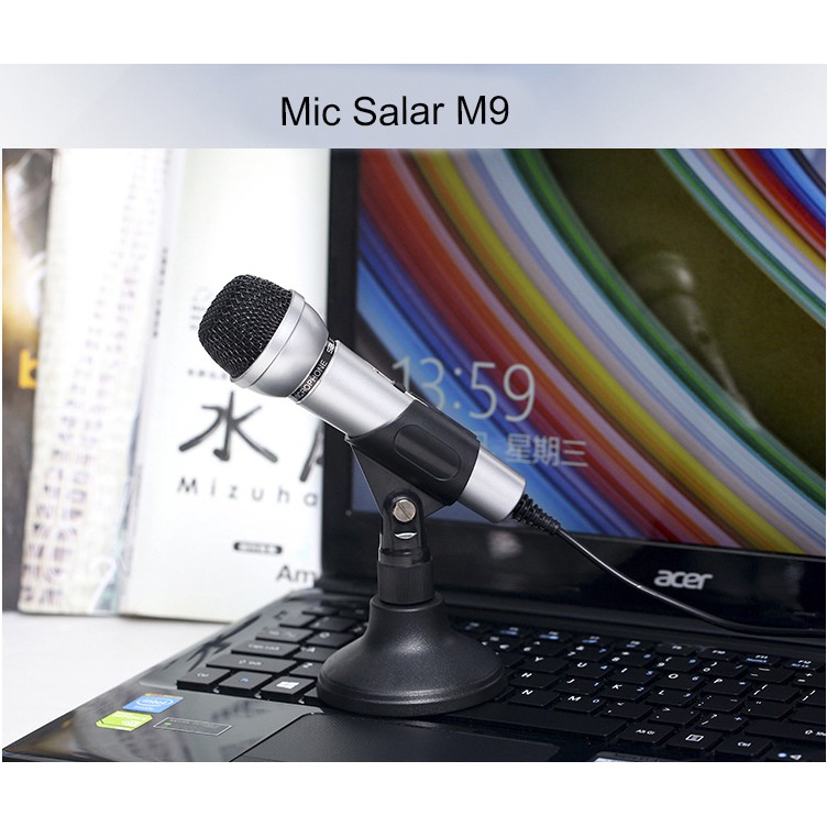 Mic rời Salar M9 (Cho laptop và PC)