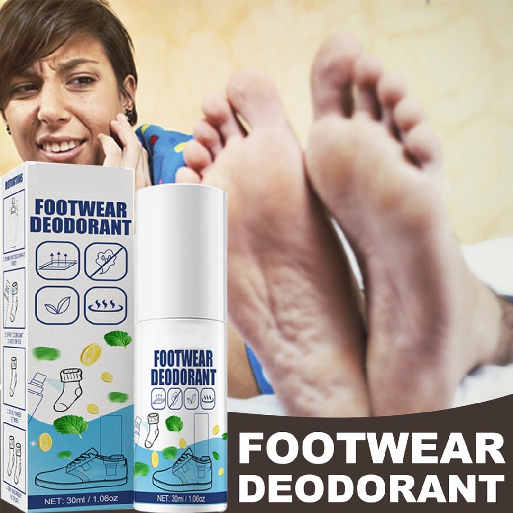 30ml Footwear Deodorant Natural Shoe Deodorizer Spray Odor Eliminator