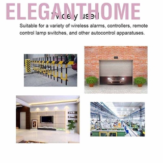 Eleganthome 1Channel Wireless Remote Control White Button Switch  Receiver Relay Module