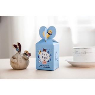 HT1 Hộp quà gấp trái tim 6*6*8cm