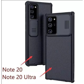 Ốp lưng Samsung Note 20 và Note 20 Ultra bảo vệ Camera Nillkin Cam Shield chính hãng