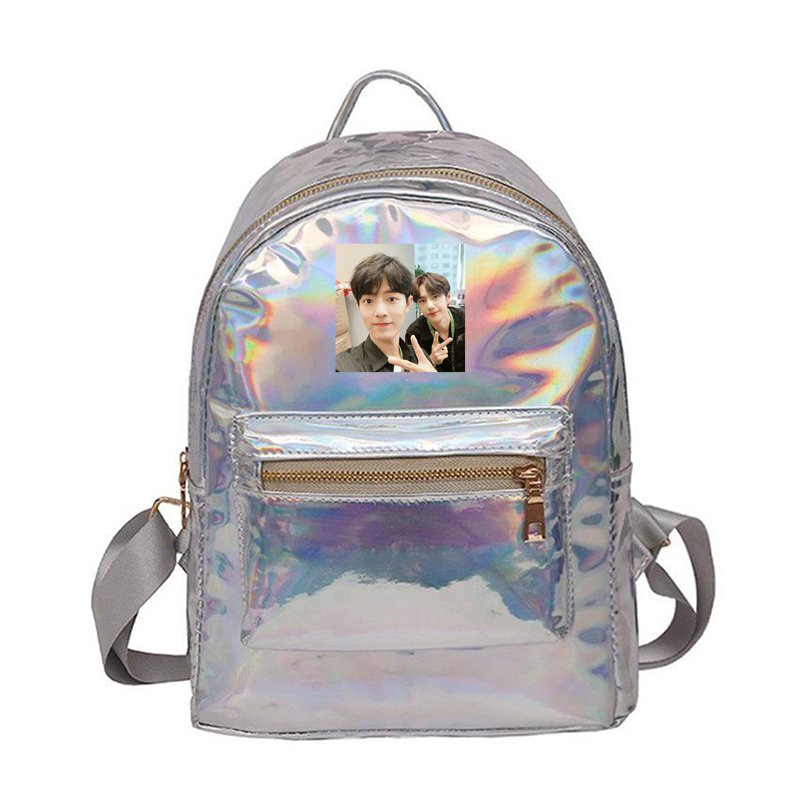 Balo hologram in hình BÁC QUÂN NHẤT TIÊU Tiêu Chiến Vương Nhất Bác tiện lợi thời trang quà tặng lưu niệm