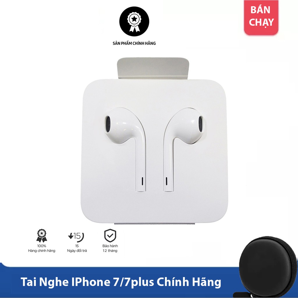 Tai nghe iphone 7/7phus chín hãng