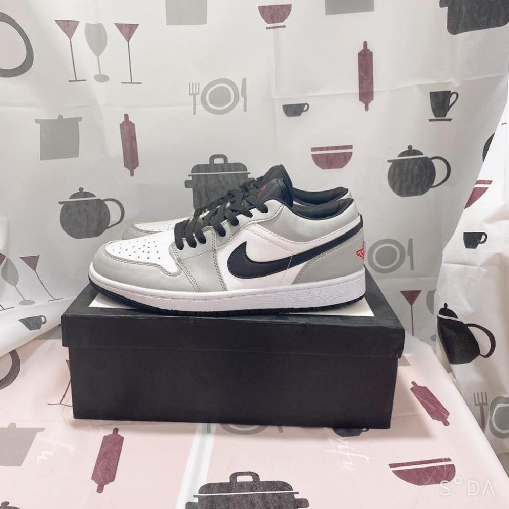 [Full bill +box] Giày Jordan Cổ Thấp Nam Nữ, Giày Sneaker JD1 Xám Trắng Low gray Thời Trang Cao Cấp Hottrend 2022 | BigBuy360 - bigbuy360.vn