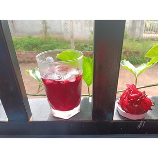 Siro atiso đỏ/hibicus/bụp giấm chai 330ml