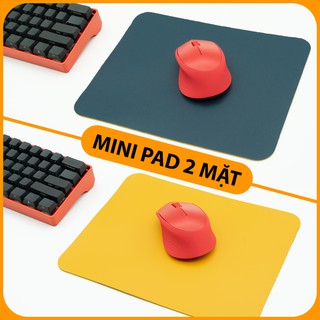 Miếng Lót Chuột Chất Liệu Da Chống Nước 26x21cm (Sử Dụng Được 2 Mặt)