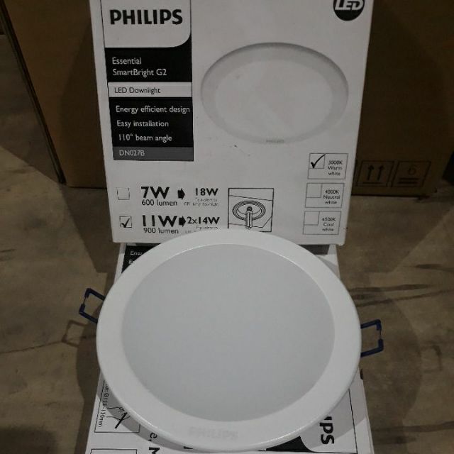 Đèn led âm trần DN027B LED 9 (11W/10W) D125 RD PHILIP