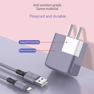 Củ sạc hai cổng USB 2.0a 5V màu macaron dành cho Iphone / Android / Type C