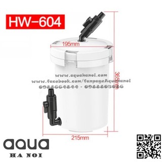 Lọc bể cá , bể thủy sinh SunSun ( 604 + 604B )