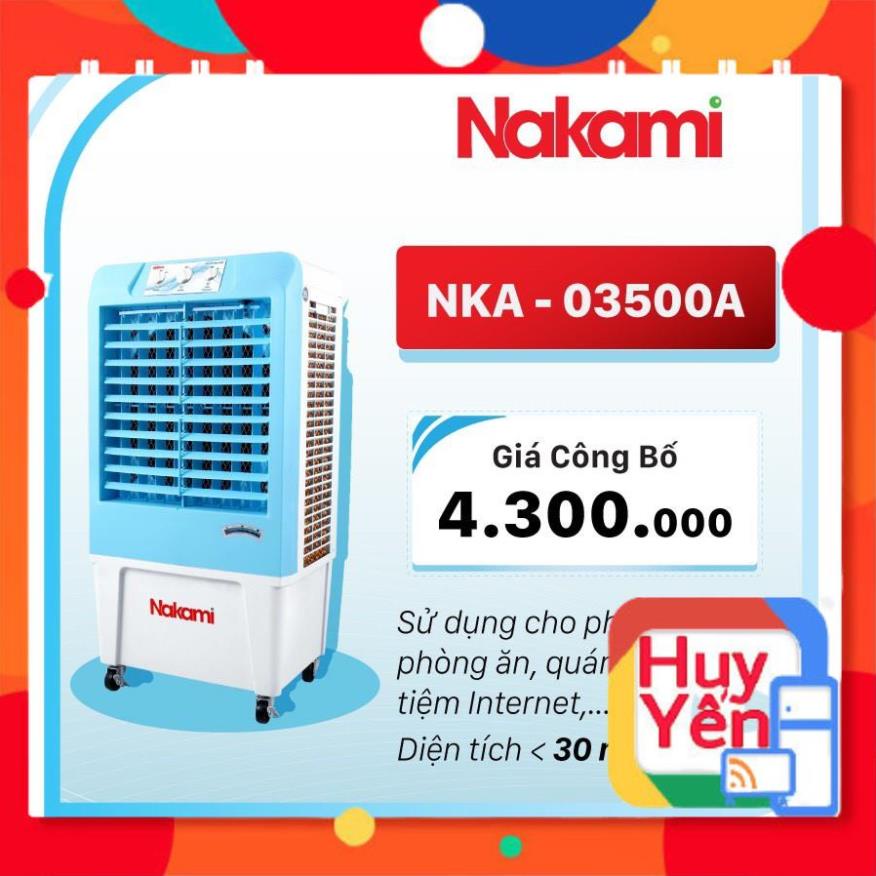 Quạt điều hòa, hơi nước, làm mát không khí NAKAMI 03500A ( Nút Cơ )