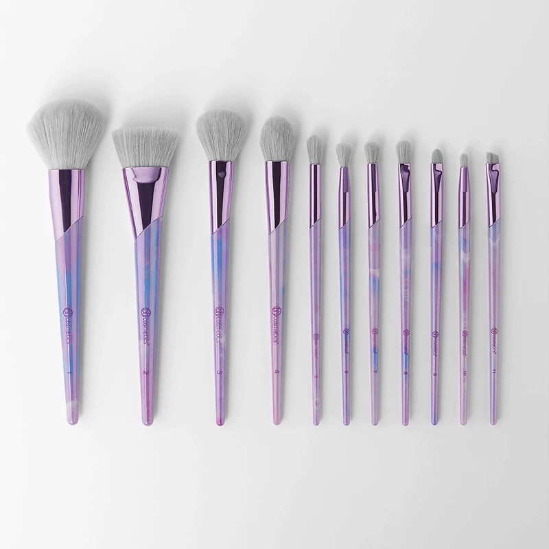 Bộ cọ trang điểm BH Cosmetics Lavender Luxe 11 Piece Brush Set Bh cosmetic bh cosmetics bhcosmetics bhcosmetic set cọ