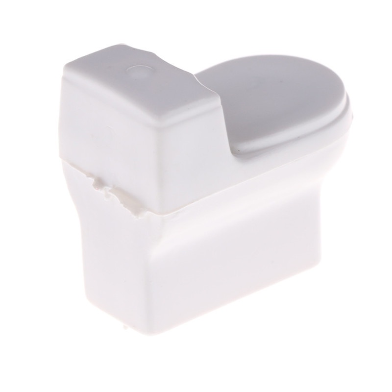 Bộ 2 Mô Hình Toilet Mini Trang Trí Nhà Búp Bê Xinh Xắn