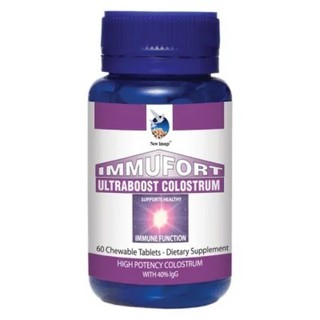 THỰC PHẨM BẢO VỆ SỨC KHỎE "IMMUFORT ULTRABOOST COLOSTRUM" DẠNG VIÊN UỐNG, NHẬP KHẨU TẠI NEW ZEALAND (LỌ 60V)