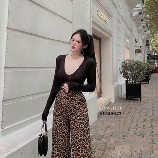 Set áo thun giấy quần beo