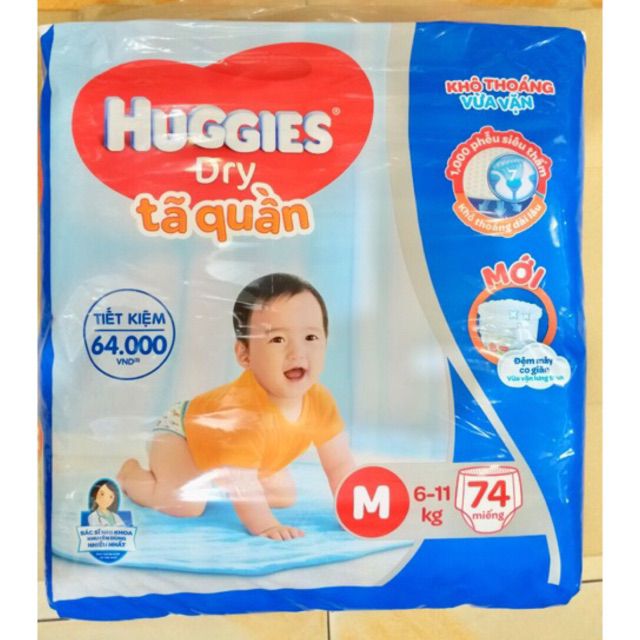 TẢ QUẦN HUGGIES SIZE M ,SIZE L ,SIZE XL ,SIZE XXL