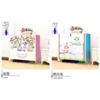 [Free Ship] Tủ giày 3d 4 tầng