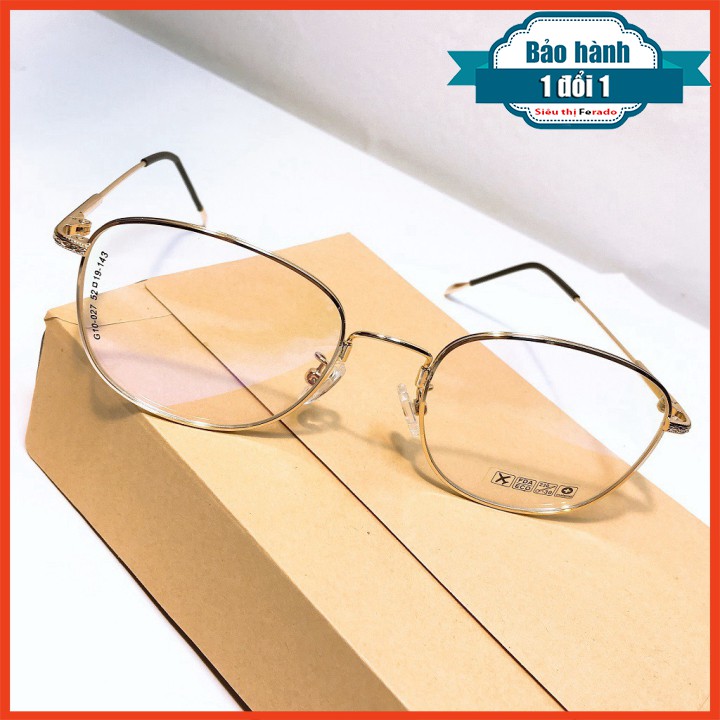 [Gía siêu rẻ] Gọng kính kim loại g10-027 nhận cắt kính cận viễn theo yêu cầu