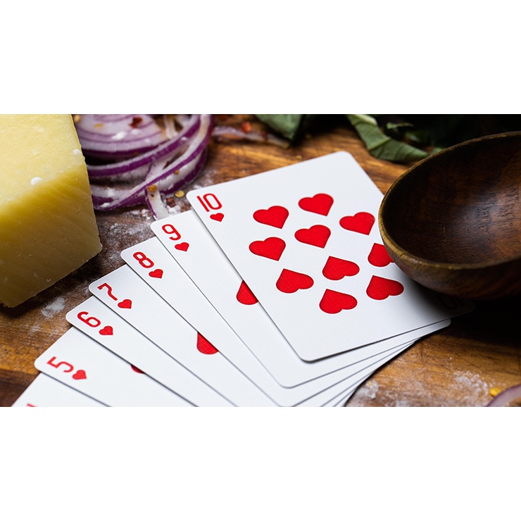 Bài tây USA cao cấp : The Royal Pizza Palace Playing Cards Set by Riffle Shuffle