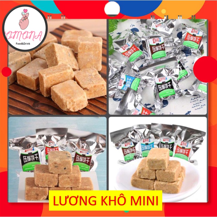 1kg lương khô mini Lila Trung Quốc, bánh nhỏ tiện sử dụng (58- 66 bánh nhỏ)