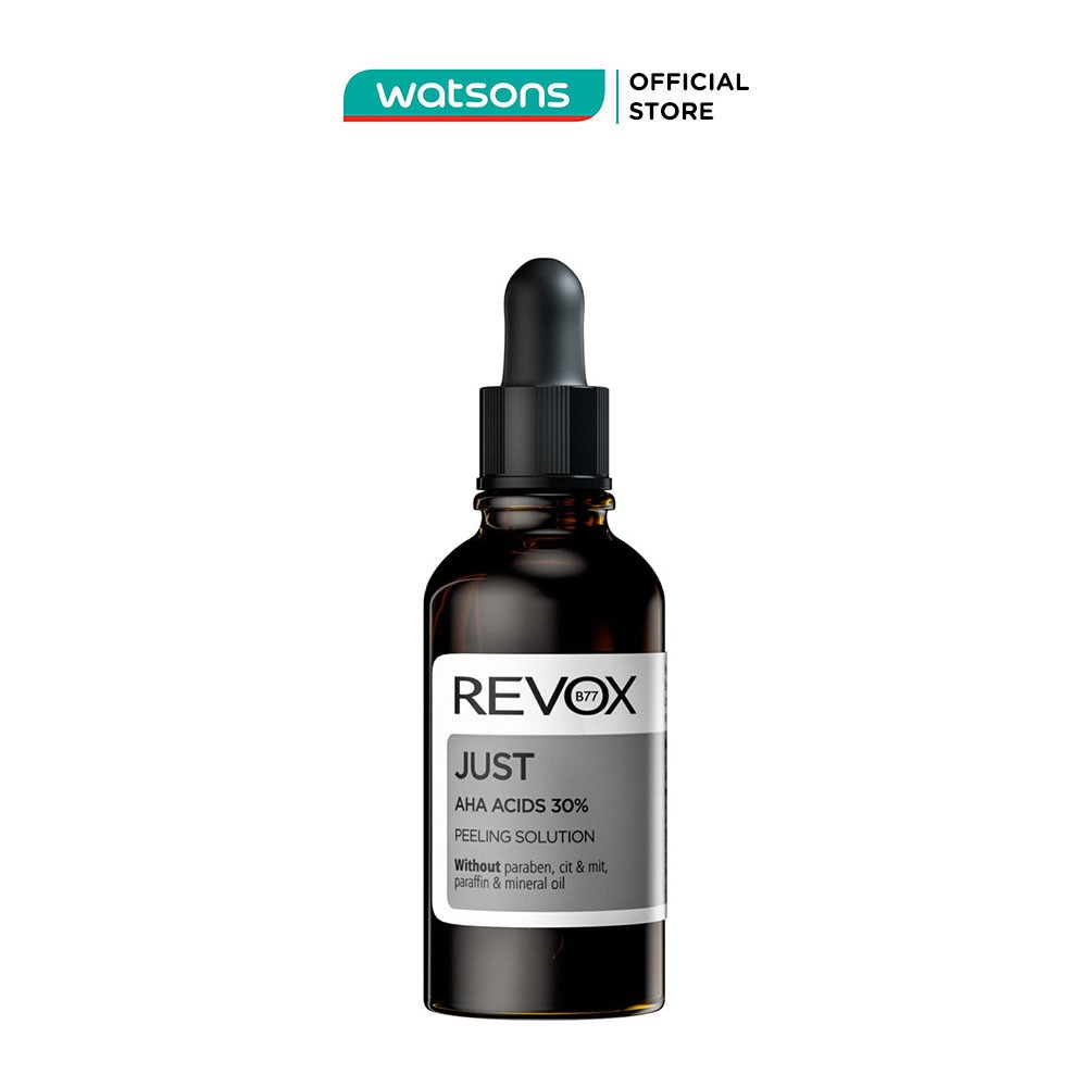 Tinh Chất Revox B77 Just AHA Acids 30% Peeling Solution Tẩy Tế Bào Da Mặt 30ml