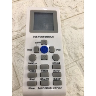 điều khiển điều hòa funiki mới trắng