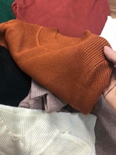 Áo len tăm cổ 3p