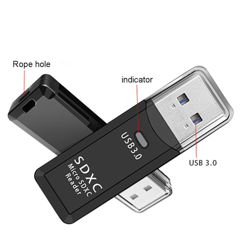 Đầu Đọc Thẻ Nhớ Micro Sd Tf Sd 2 Trong 1 Cổng Usb 3.0