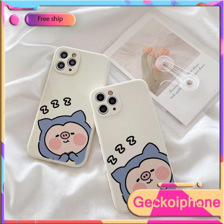ốp lưng iphone  Từ 6 đến 12 promax Heo Ngủ  geckoD39