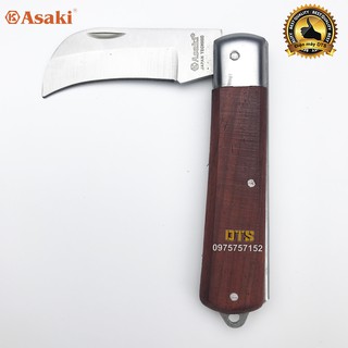 Dao tuốt dây điện lưỡi cong Asaki AK-8601