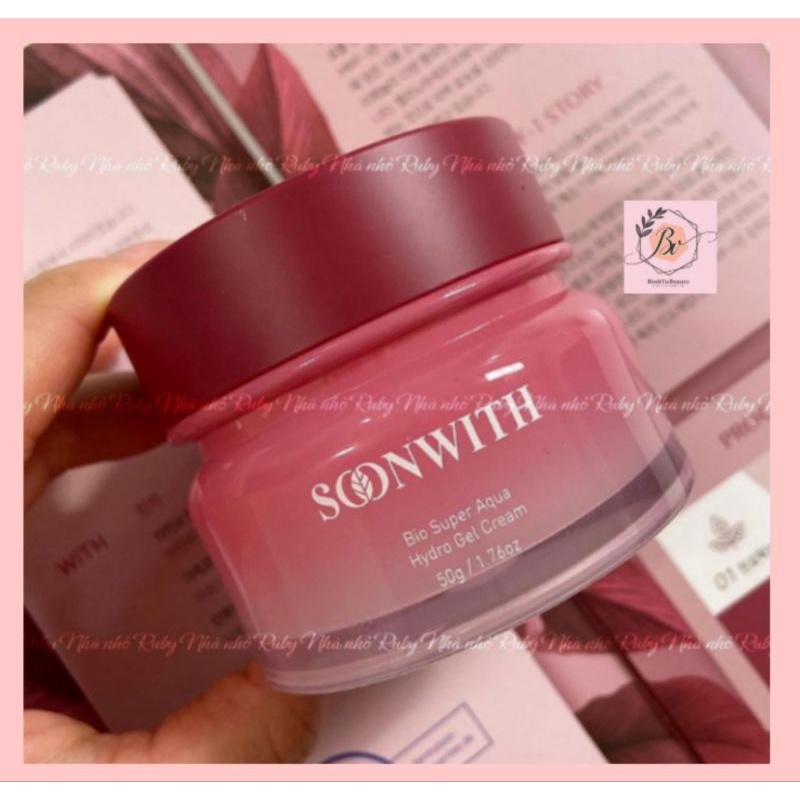 KEM DƯỠNG TRẮNG CẤP ẨM SOONWITH 50G