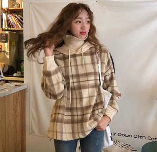 Hoodie cổ lọ