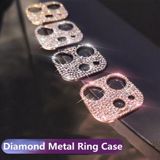 Bảo vệ ống kính máy ảnh điện thoại rhinestone sáng bóng sang trọng cho iphone 11 12 13 14 pro max