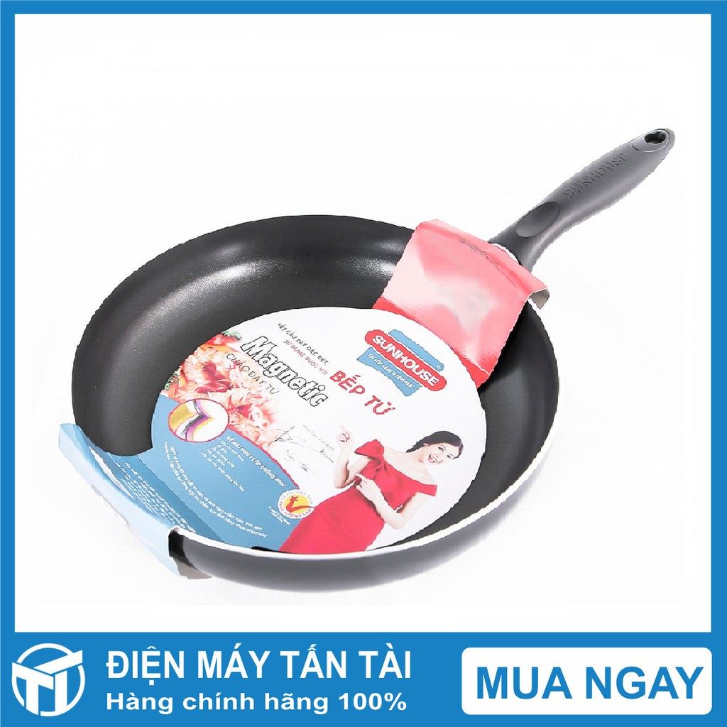 CHẢO SUNHOUSE ĐÁY TỪ MAGNETIC PAN SHM20 , Kích thước 20 cm, Độ dày thành chảo	2.5mm, Xuất xứ Việt Nam