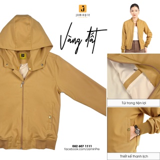 Jamin Premium - Áo Khoác Cao Cấp Có nón, áo khoác cặp, chất kaki thun không xổ lông 2 Lớp,chống nắng, chống tia UV JBC21