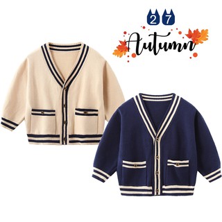 Áo len Cardigan cho bé WELLKIDS áo khoác len Cardigan hàng xuất Âu Mỹ