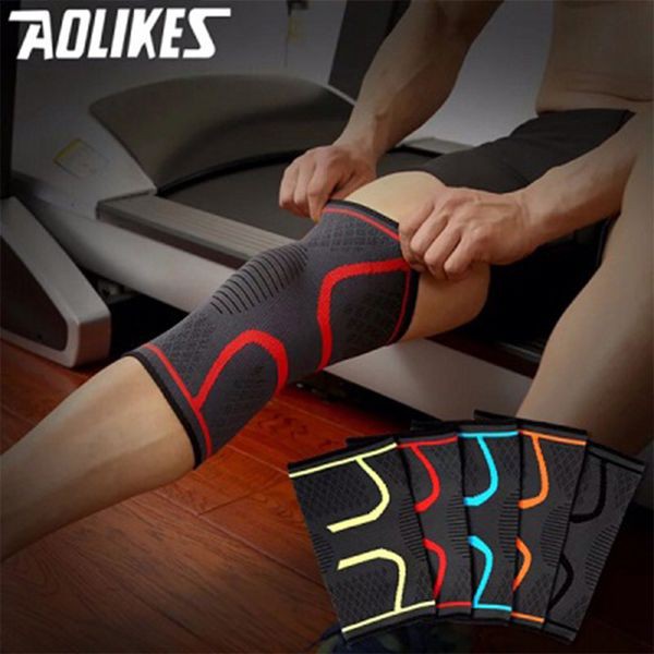 Phụ Kiện Thể Thao Gym Bảo Vệ Đầu Gối Aolikes 7718 Xỏ Gối Viền 1 CHIẾC