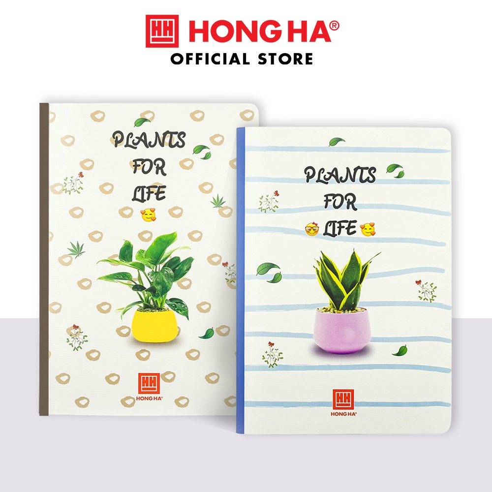 Vở kẻ ngang Hồng Hà 72 trang Study Plants (1415)