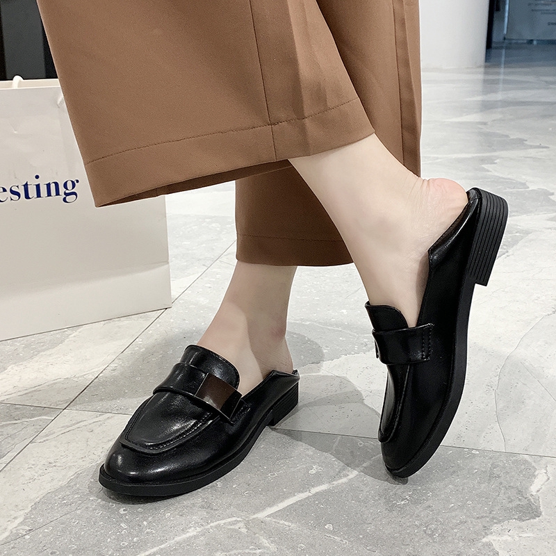 Giày lười giày loafer nữ phong cách menwear cá tính ulzzang