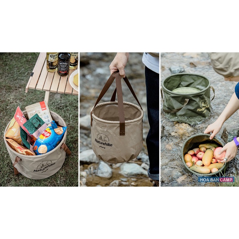 Xô Nước Tròn Gấp Gọn NatureHike NH20SJ040 | 20L