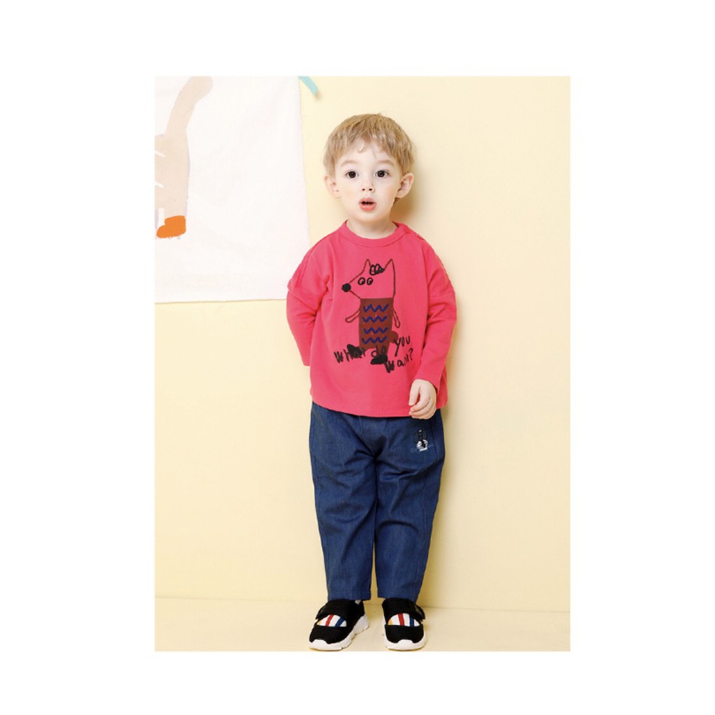 Áo thun bé trai in hình cáo MM. HA0846 (2 màu)
