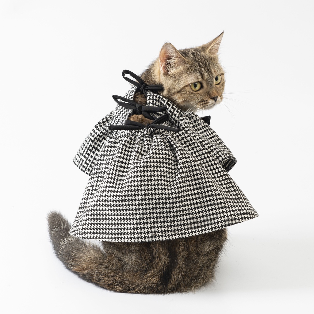 Váy hàng hiệu cho thú cưng - SaboCoco - B&W1