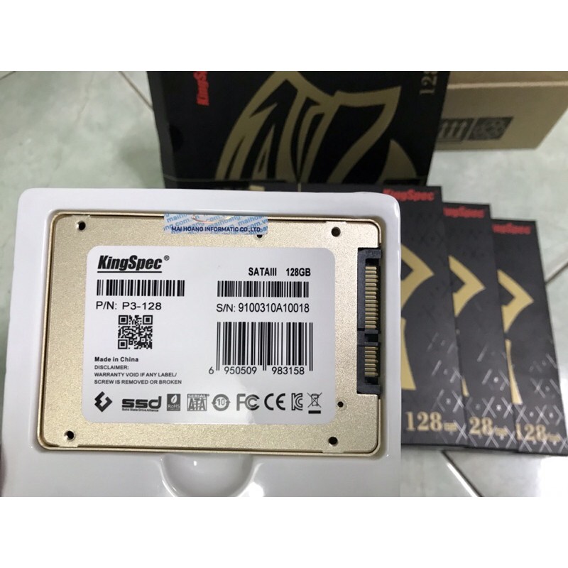 Ổ cứng SSD Kingspec 128G hàng chính hãng Mai Hoàng