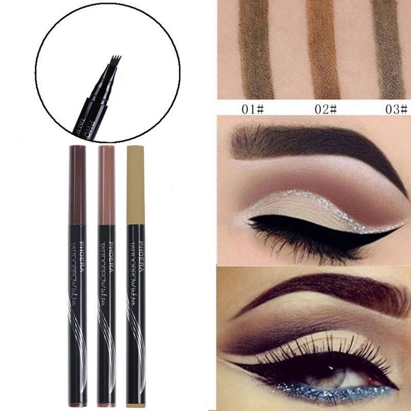 Bút kẻ lông mày Phoera 4 tia chống nước lâu trôi | BigBuy360 - bigbuy360.vn